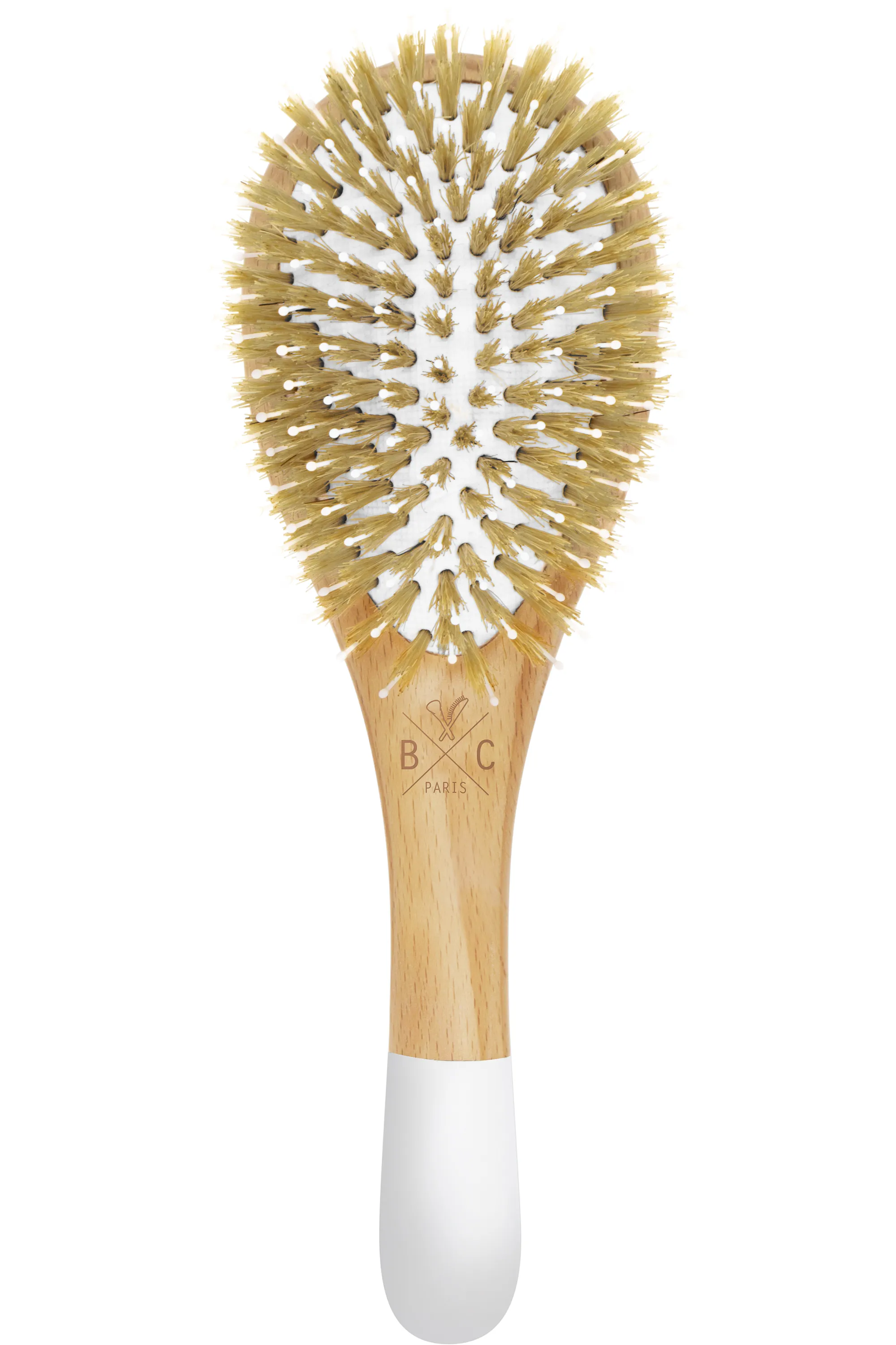 Bachca Brosse démêlante en nylon et soies de sanglier