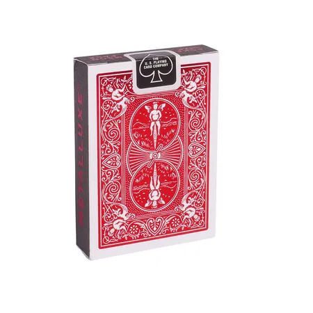 Bicycle® Kartenspiel MetalLuxe Rot