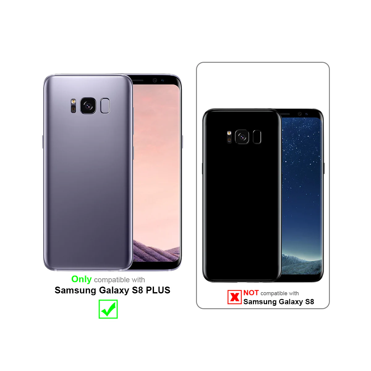 Samsung Galaxy S8 PLUS 3x Skjermbeskytter Skärmskydd