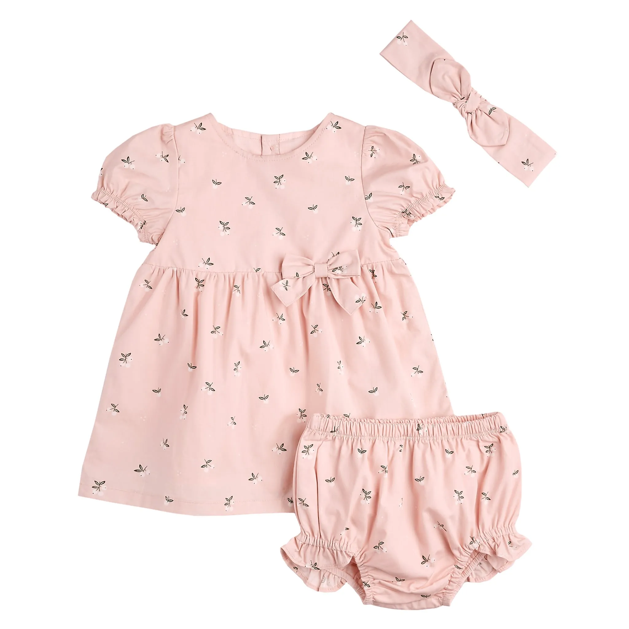 Firsts par Petit Lem Robe Popeline Lurex 3-24mois