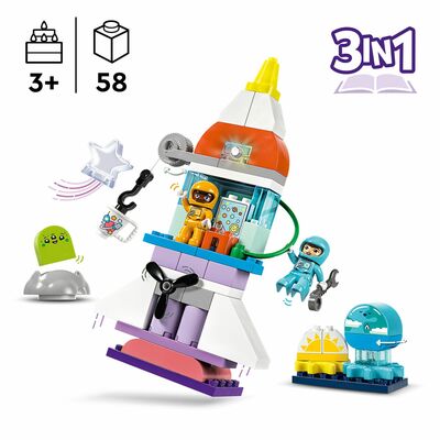 LEGO DUPLO Town 10422 3-i-1 Romfergeeventyr