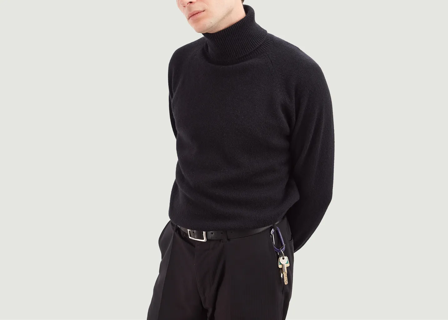 Pull col roulé en cachemire Tricot