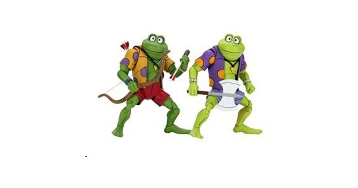 NecaTMNT: Genghis and Rasputin Frog 7 inch Action Figure 2-Pack Speelfiguur