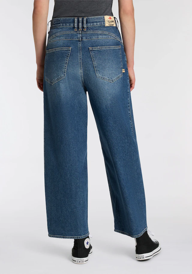 Herrlicher Weite Jeans »Barrow Denim«, im O-Shape