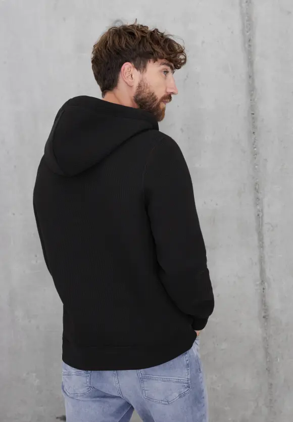 Outdoor Strickjacke - Black