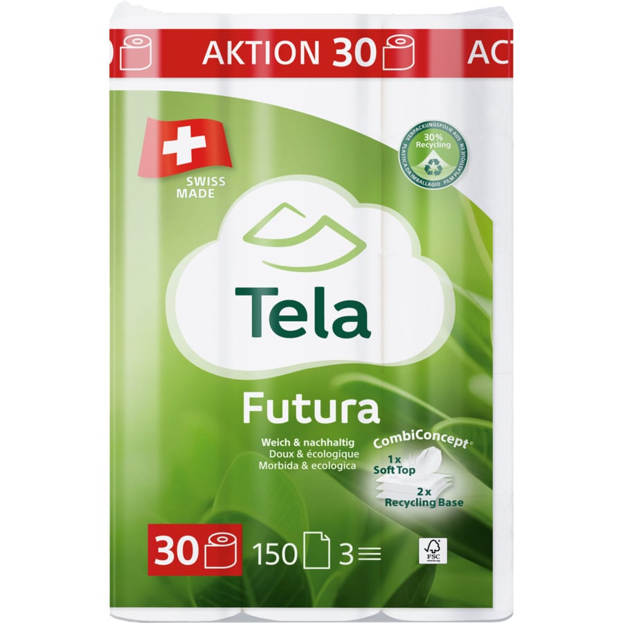 Tela Toilettenpapier 4-lagig Lux 30 Rollen