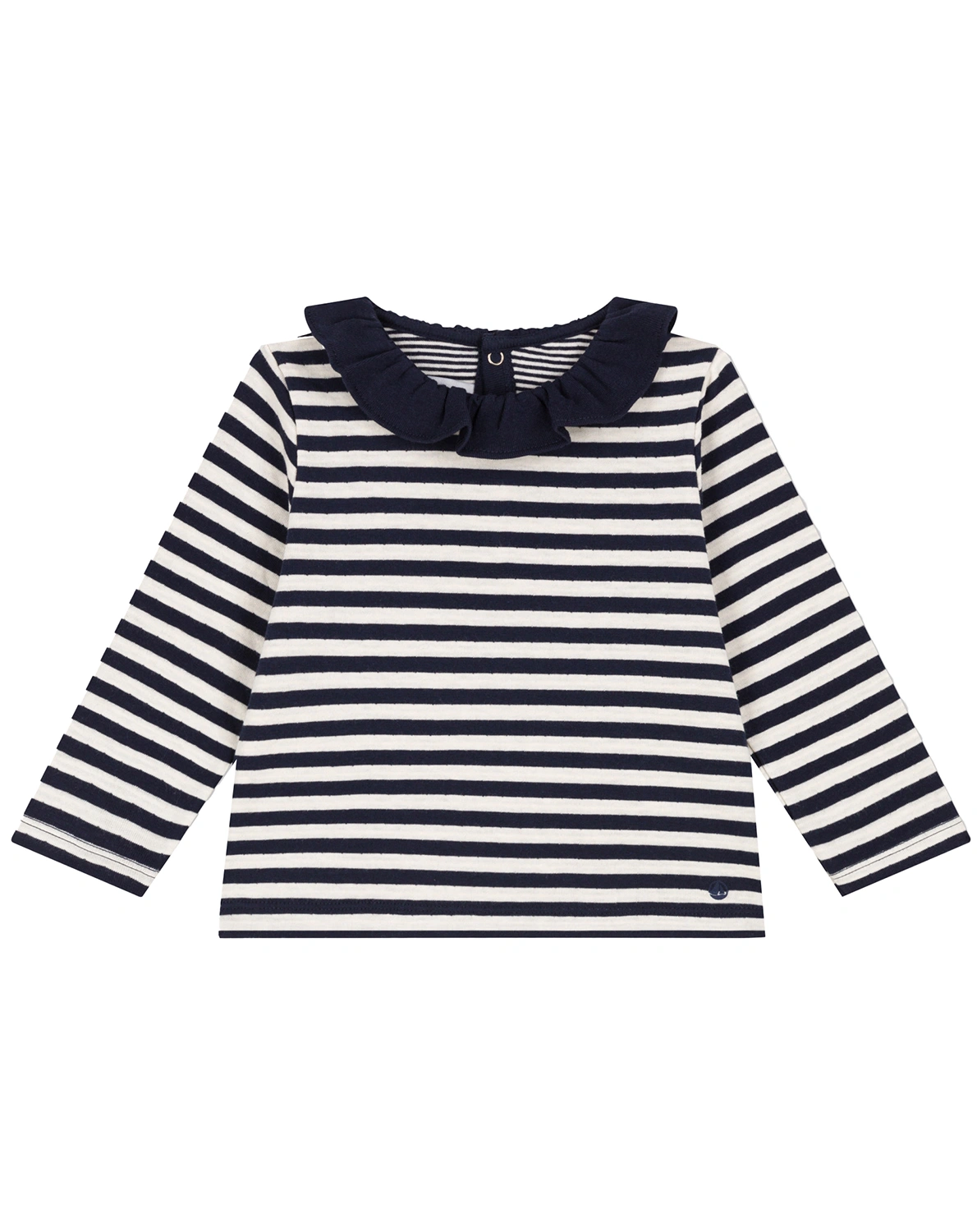 Langarm-Bluse STRIPES in schwarz/weiß