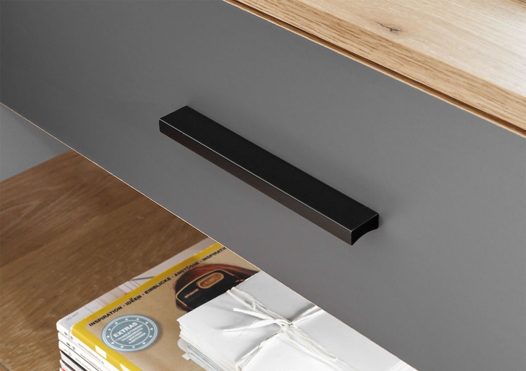 Bettanlage Rivoli Montana Oak-Optik/Graphit 180 x 200 cm