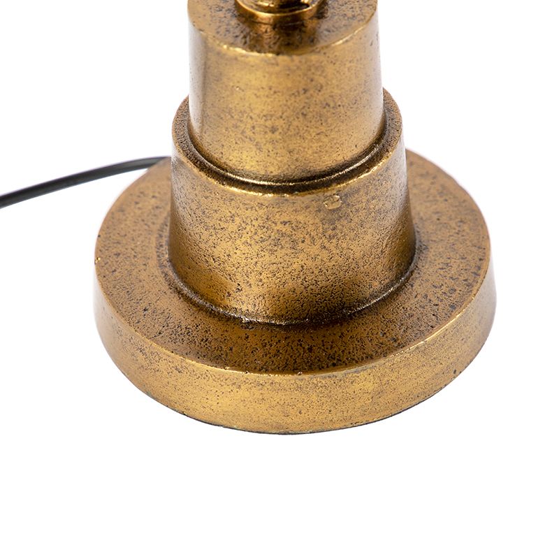 Art Deco tafellamp brons zonder kap - Pisos