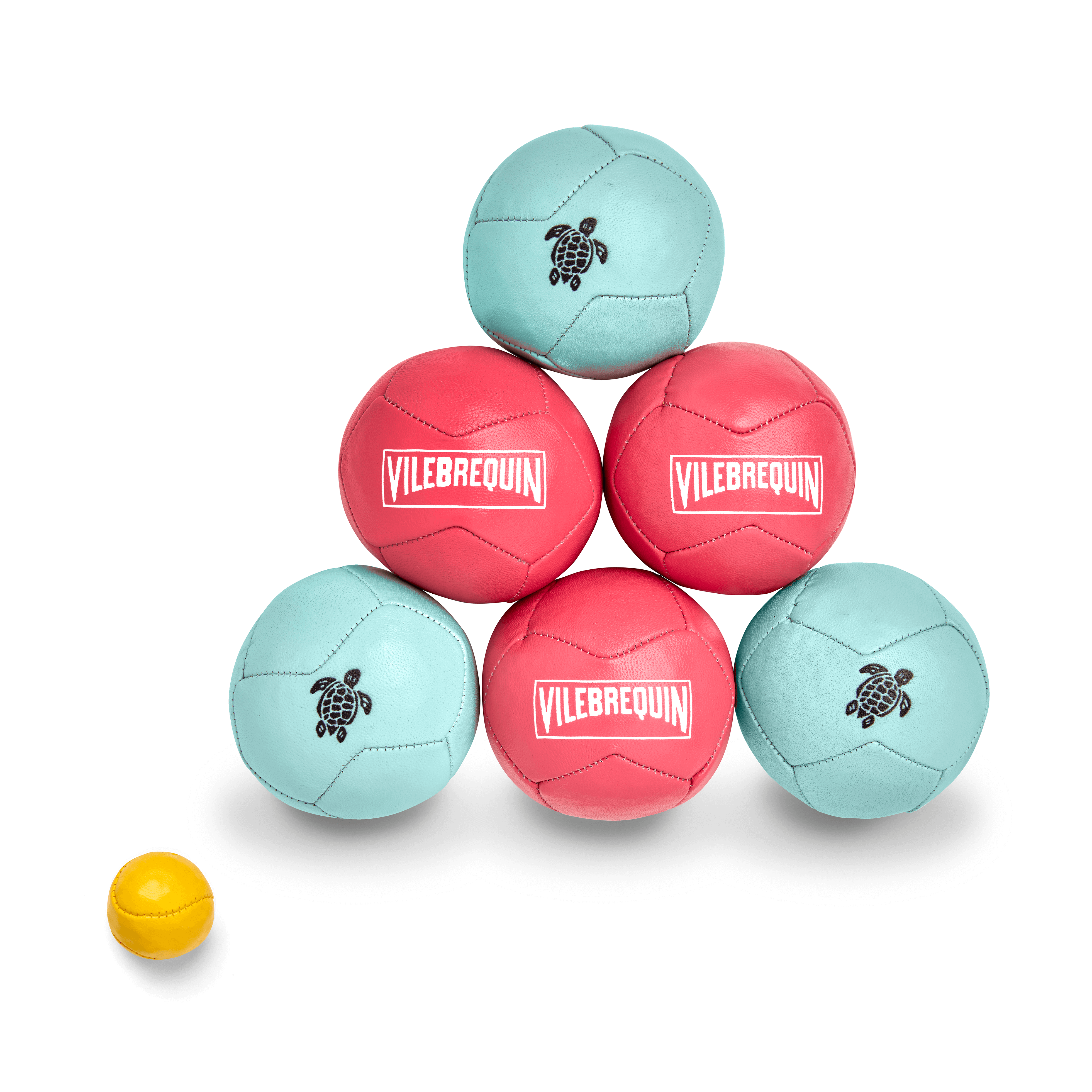 Packs jeu pétanque en cuir recyclé - Vilebrequin x La Mariole