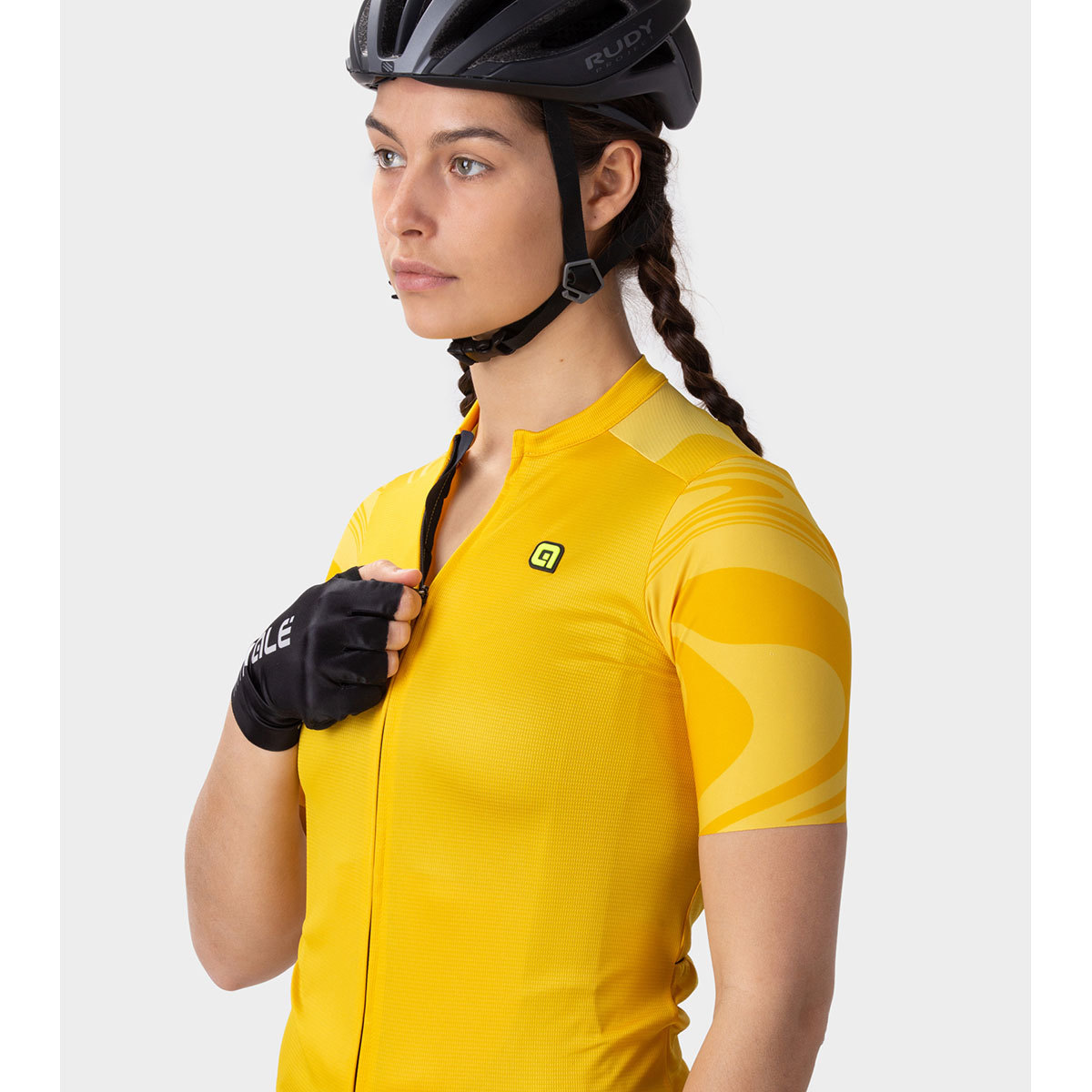 Ale R-EV1 Artika Fietsshirt Korte Mouwen Geel Dames