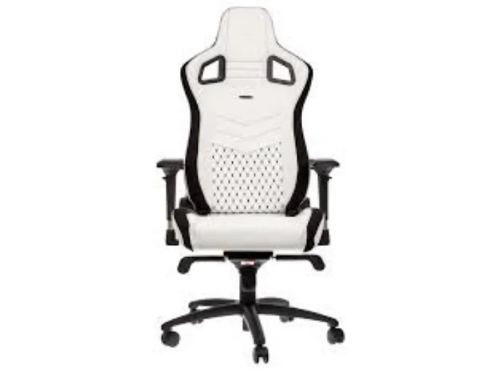 noblechairs Epic, Polstret sæde, Polstret ryglæn, Sort, Hvid