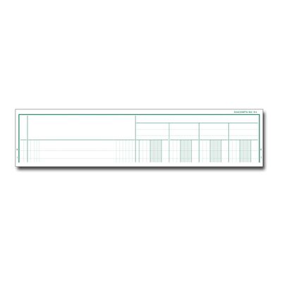 Exacompta - Piqûre comptable - 4 colonnes par page - 32 x 25 cm - 80 pages