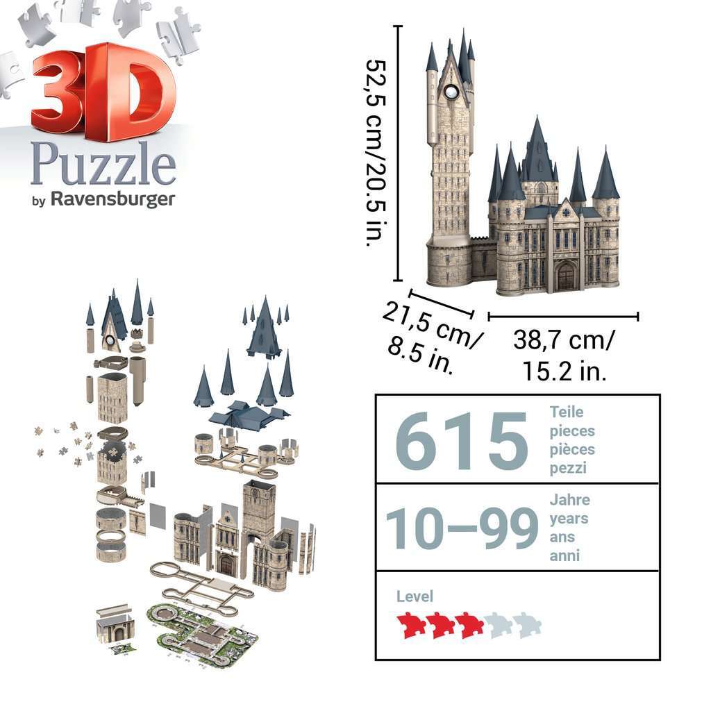 Ravensburger Spiel Harry Potter Hogwarts Schloss - Astronomieturm