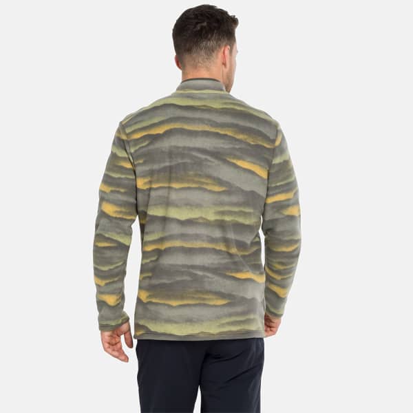 Veste polaire randonnée ODLO MIDLAYER FULL ZIP ROY GRAPHIC DEEP DEPTHS