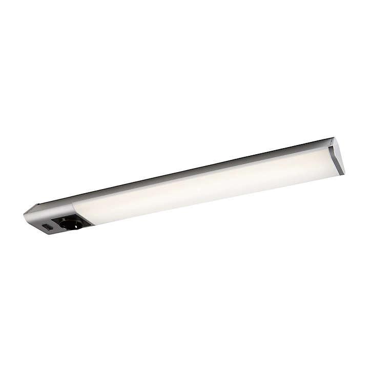 Réglette LED Diall Balta argent 12W 54 cm IP20