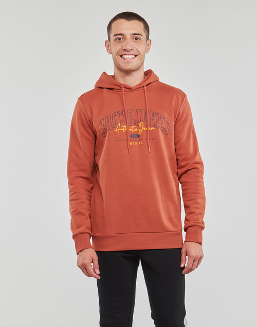 Jack & Jones - JJLARRY SWEAT HOOD - Bordeaux