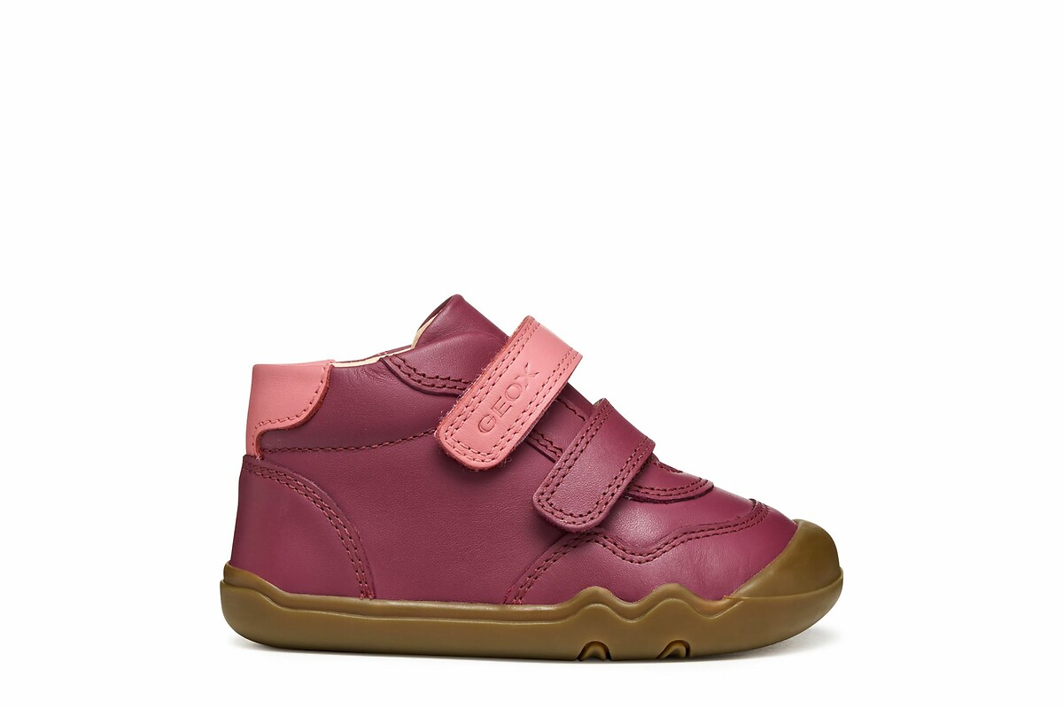 GEOX<br>Chinelo Steppieup de couro macio e cano alto