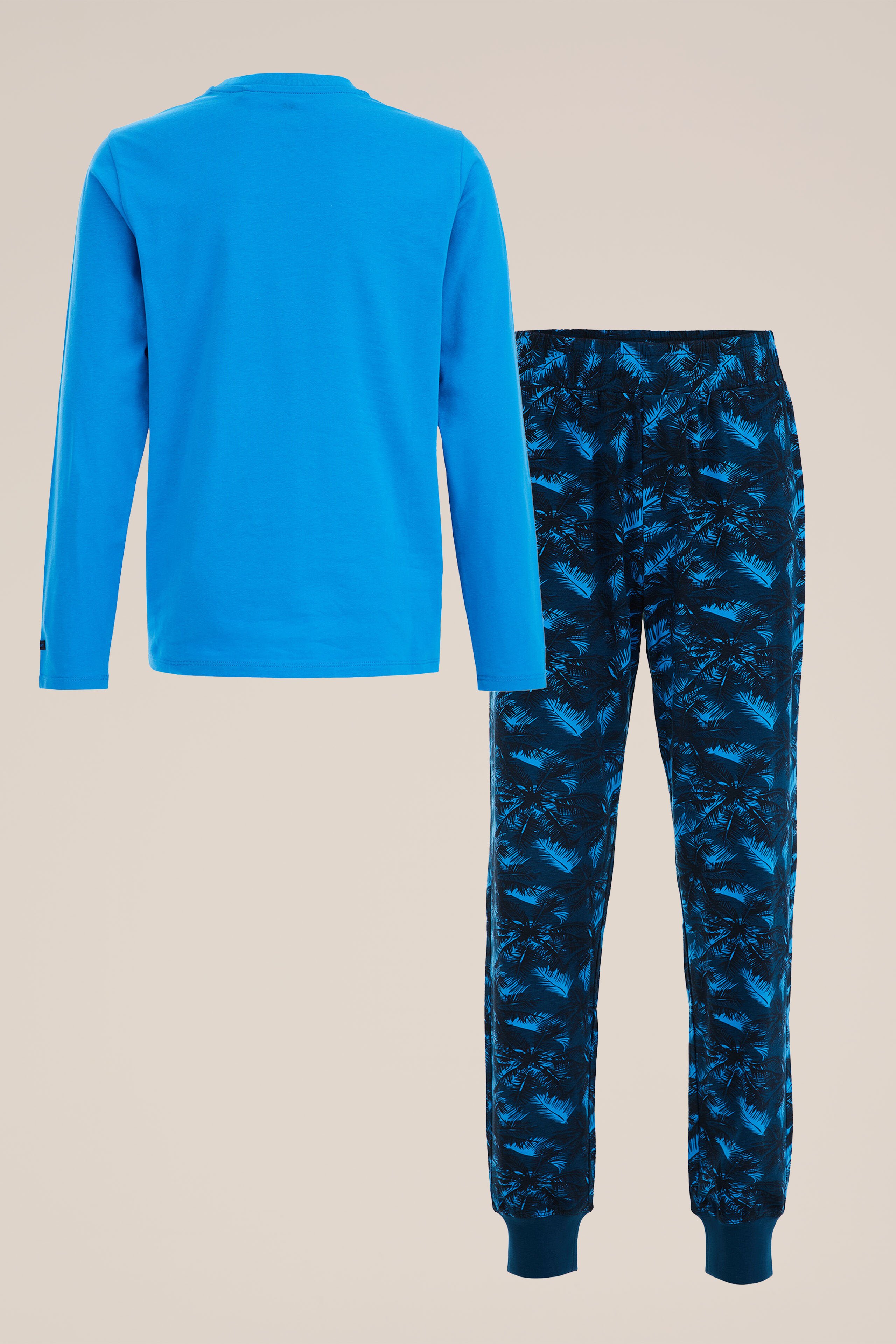 Jongens pyjamaset met dessin WE Fashion Blauw