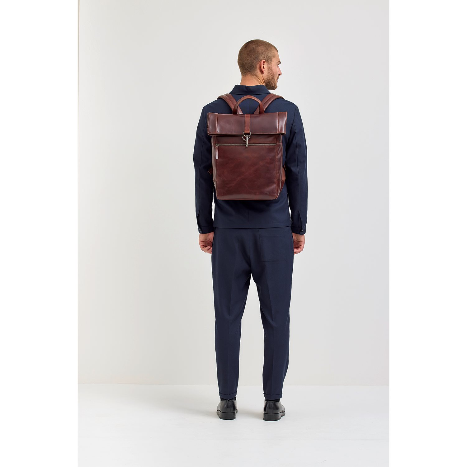 Jost Lund Messenger Backpack brown