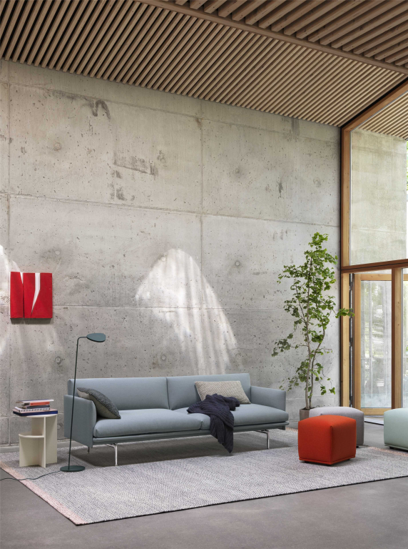 Muuto Echo poef 52x38 Vidar 542