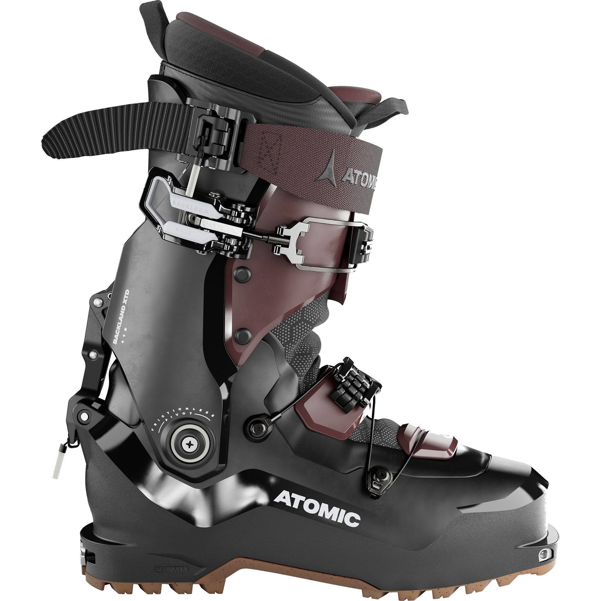 Atomic Backland XTD Carbon 115 W Touren Skischuhe Damen black rust