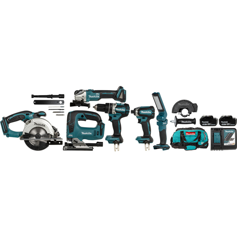 Makita DLX6082T combopack 18V 3x 5,0Ah Li-ion