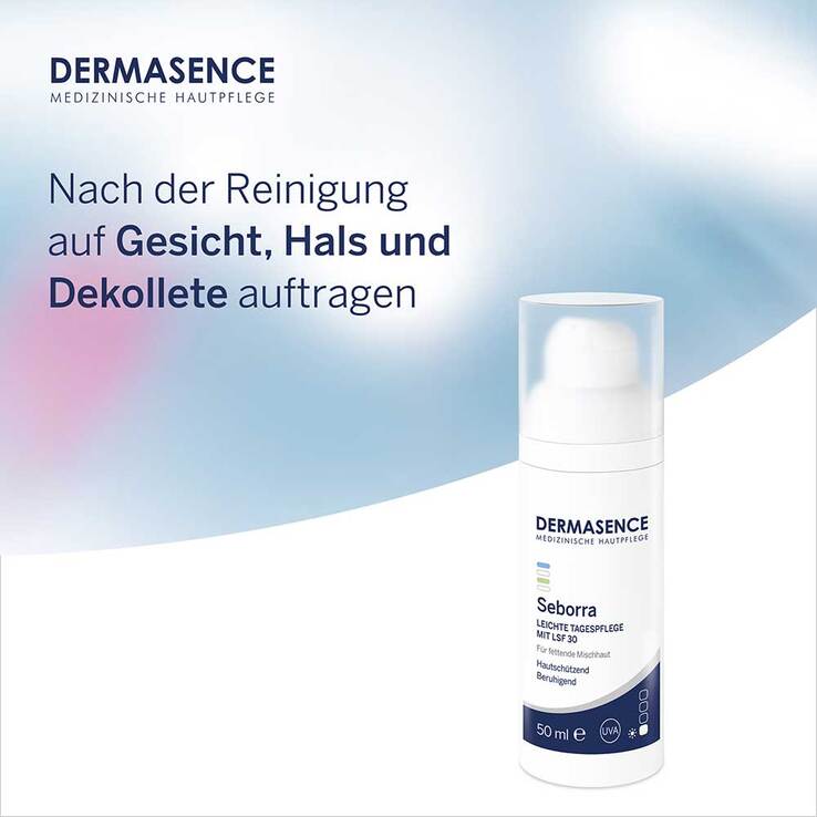 Dermasence Seborra leichte Tagespflege Creme LSF 30, 50 ml