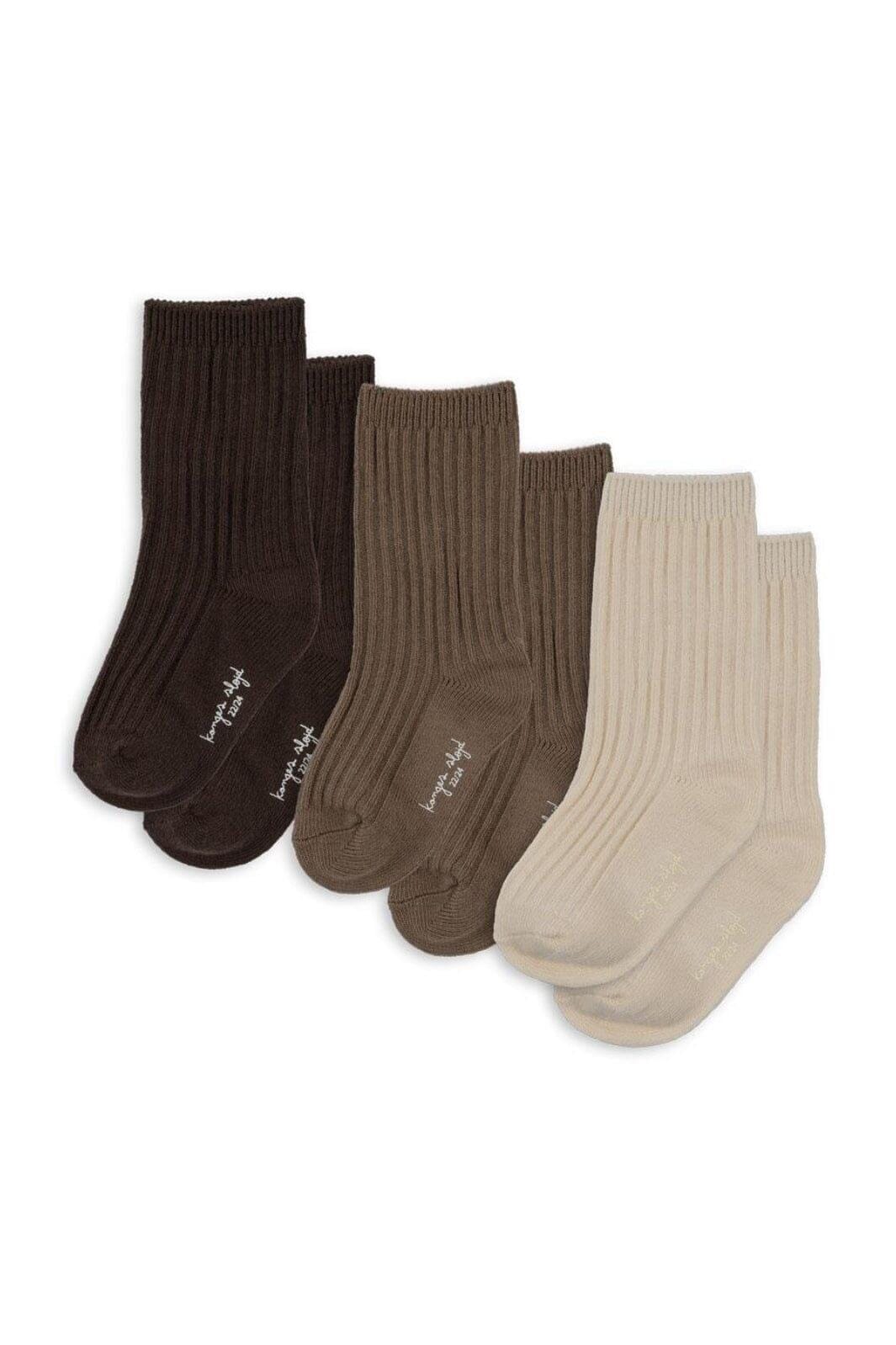Konges Sløjd 3 Pack Rib Socks
