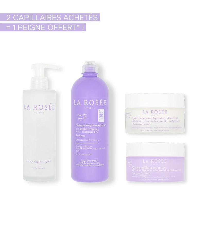 Routine cheveux secs