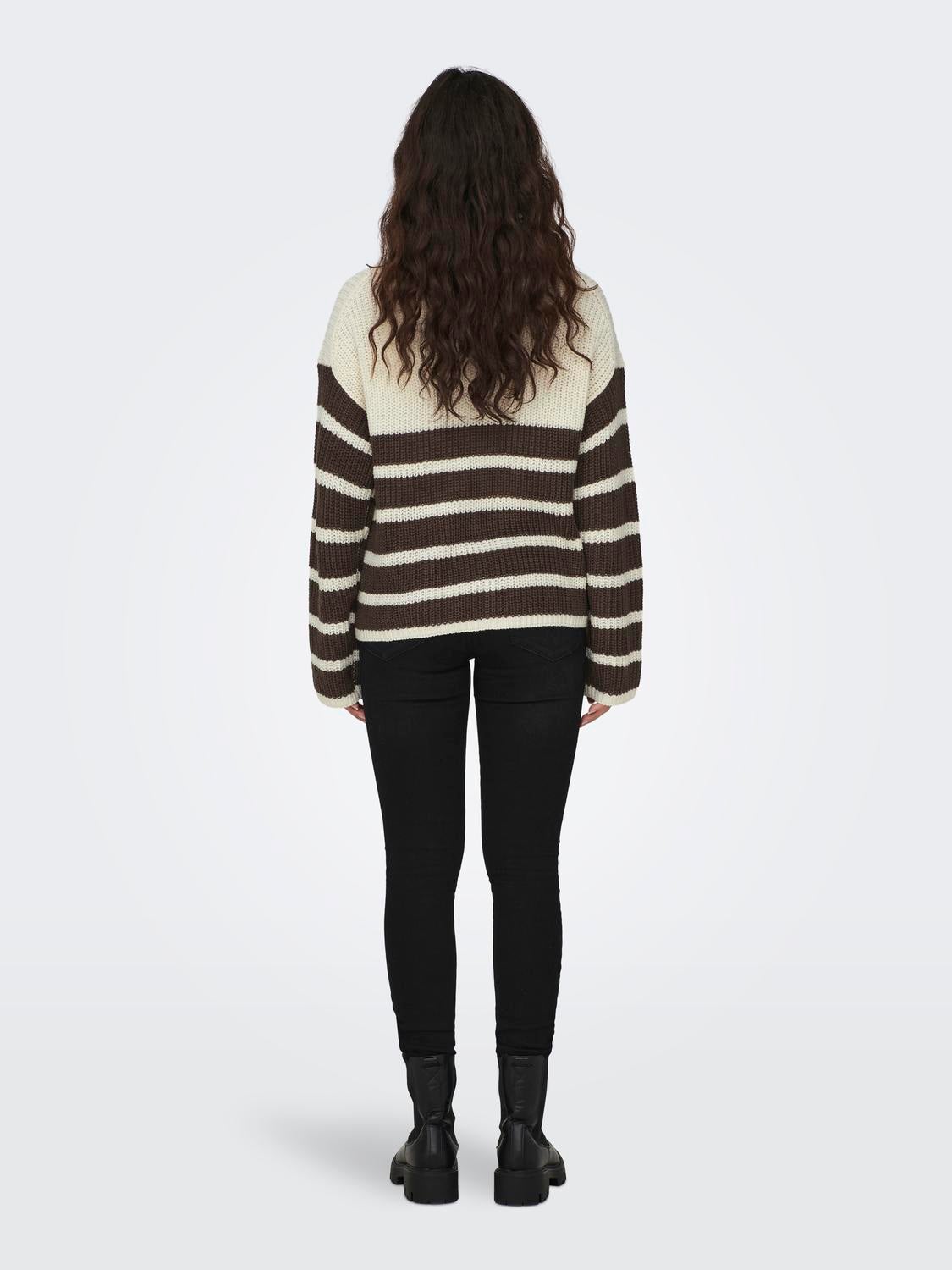JDYJUSTY Strickpullover Eggnog