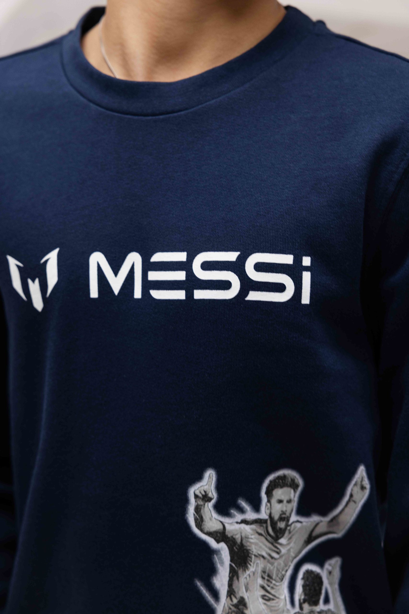 Vingino X Messi Celebration Sweater Kids Donkerblauw