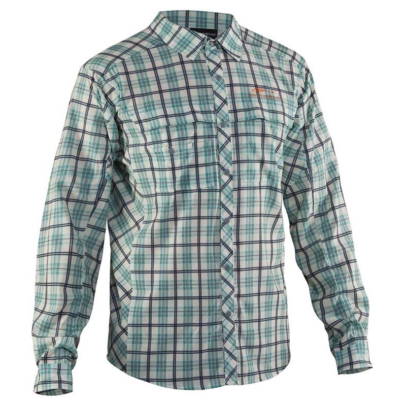 Chemise Manches Longues Homme Grundéns Fly Bridge Long Sleeve Dusty - Turquoise