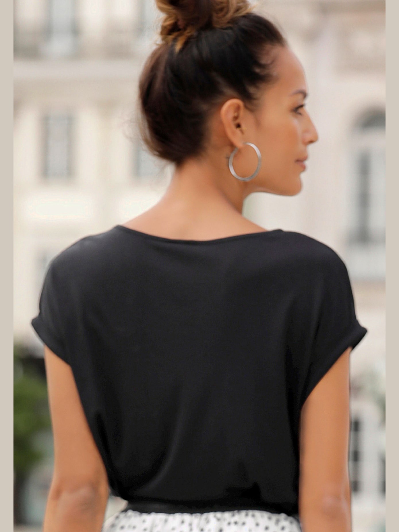 T-shirt à manches courtes encolure ronde