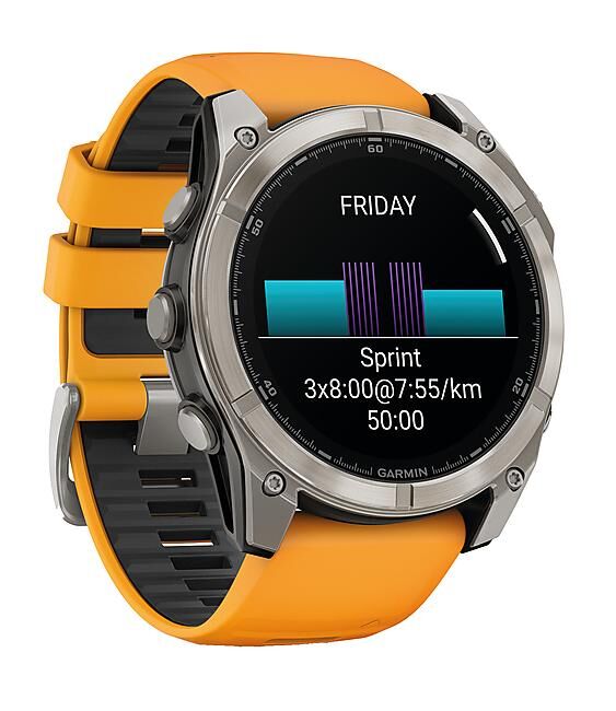 GARMIN - MONTRE GPS FENIX 8 - 51 mm SAPPHIRE AMOLED