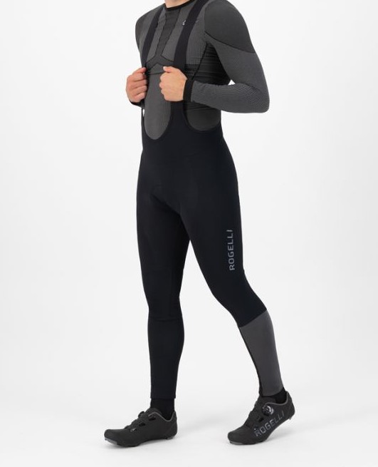 Rogelli Essential Bibtight m. Indlæg - Hi-Vis