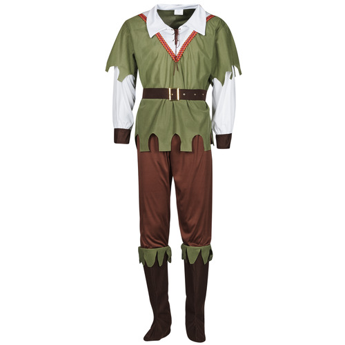 Fun Costumes - COSTUME ADULTE FOREST HUNTER - Multicolore