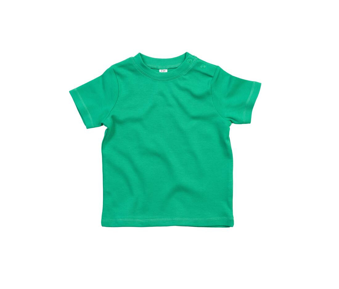 Babybugz BZ002 - T-shirt Bébé Coton Doux à Encolure Ronde