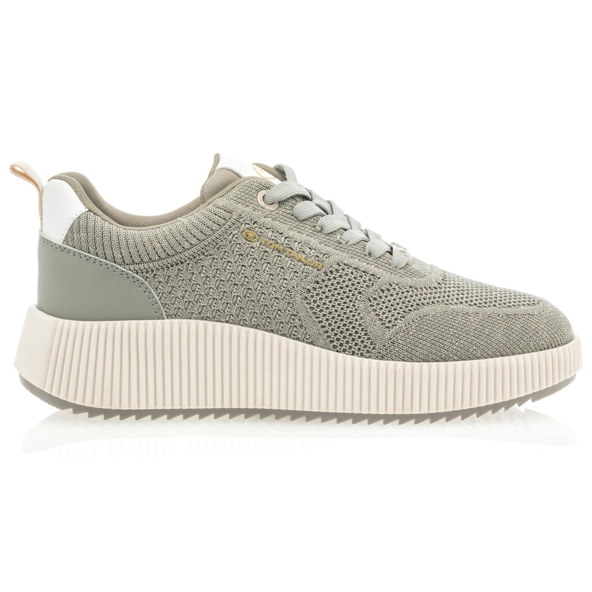 Baskets basses Femme kaki