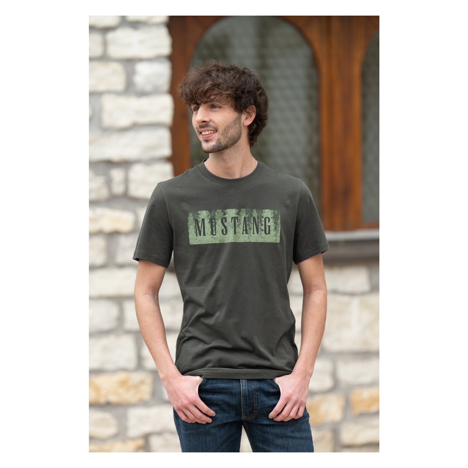 MUSTANG T-Shirt  - pirateblack