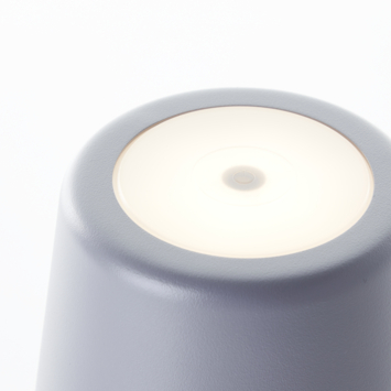 Tafellamp Kaami draagbaar LED 2W voor buiten met USB oplaadbare accu, antraciet