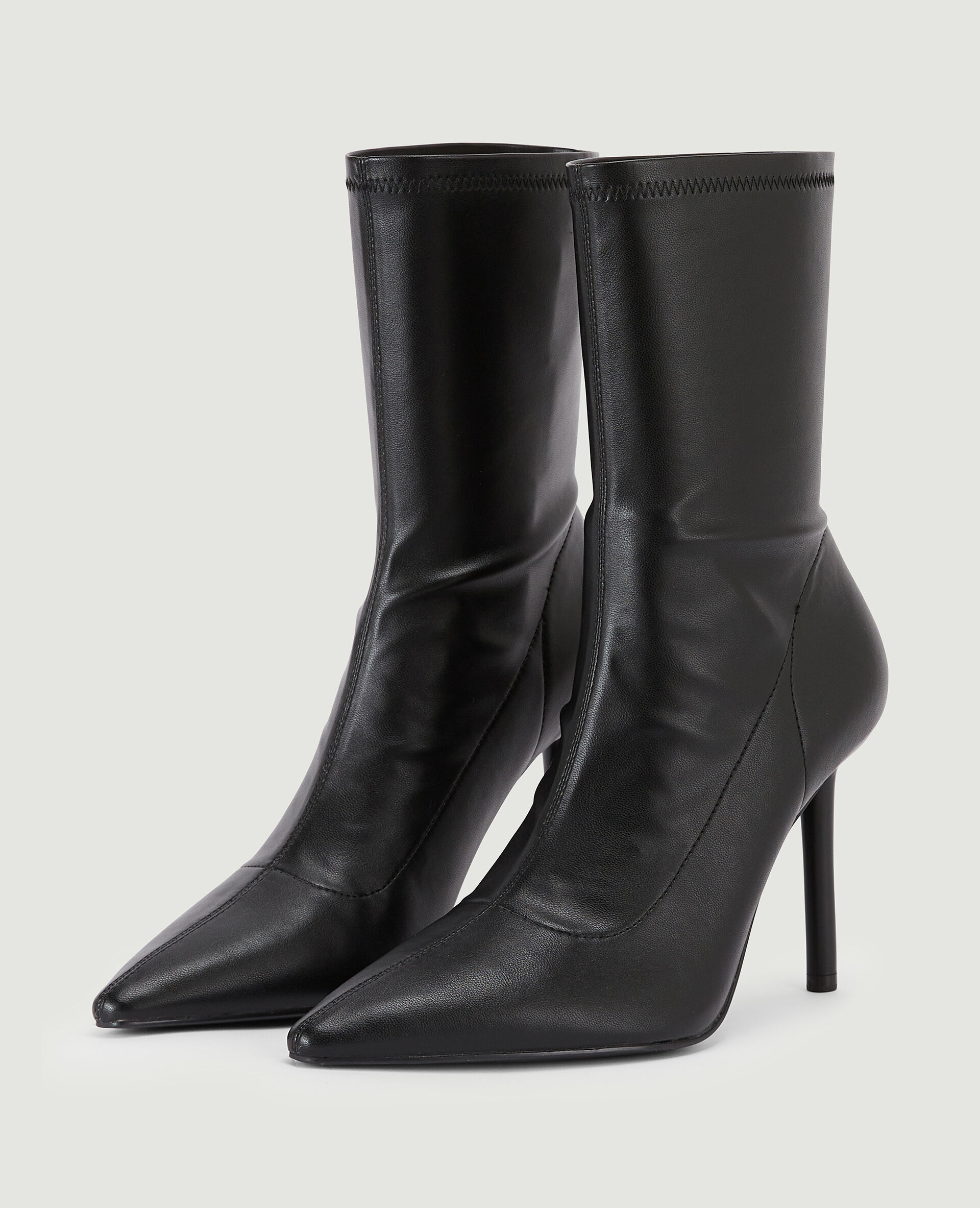 Bottes courtes bouts pointus - Noir