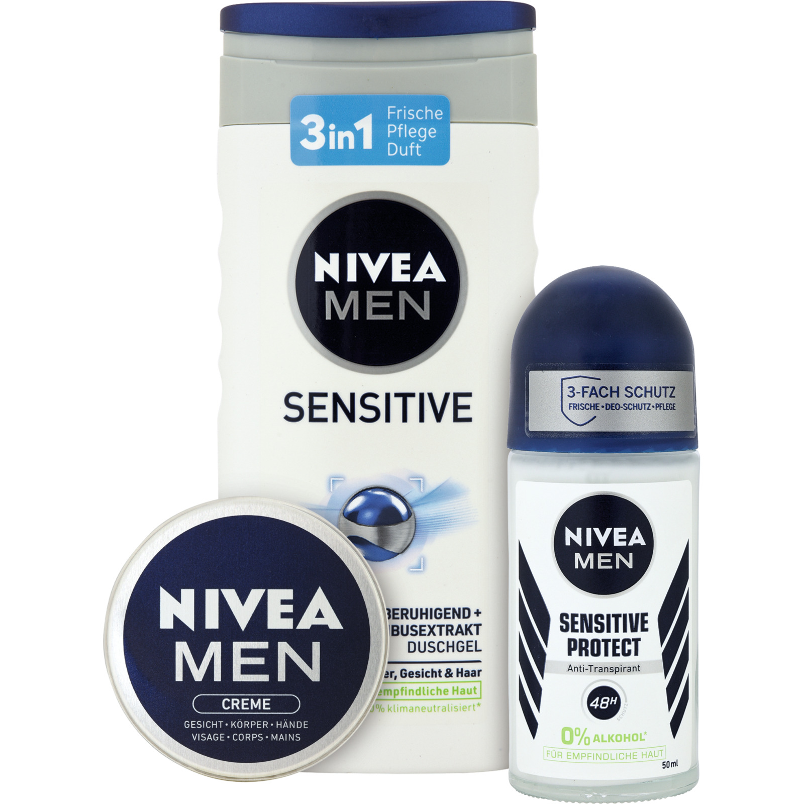 Nivea Set Männer Active 3er