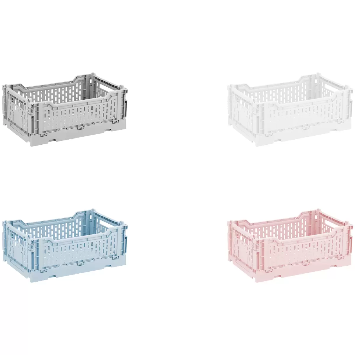 Faltbox Chaline 4 Liter Homezone rosa,blau,weiss,grau
