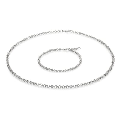 Armkette Zwillingsanker, Silber