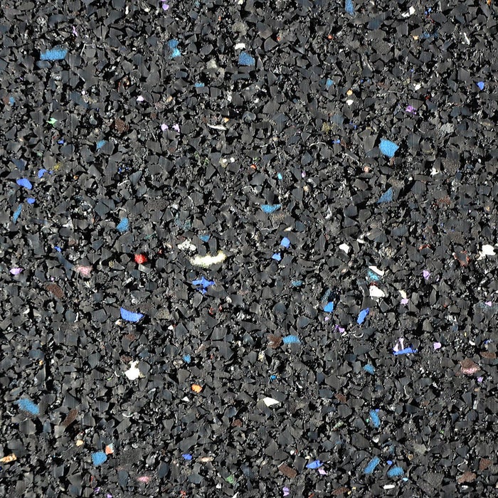 Bouwbeschermingsmat, rubbergranulaatmat, universeel, scheurvast, schimmelwerend, 62,5 x 200 x 1 cm