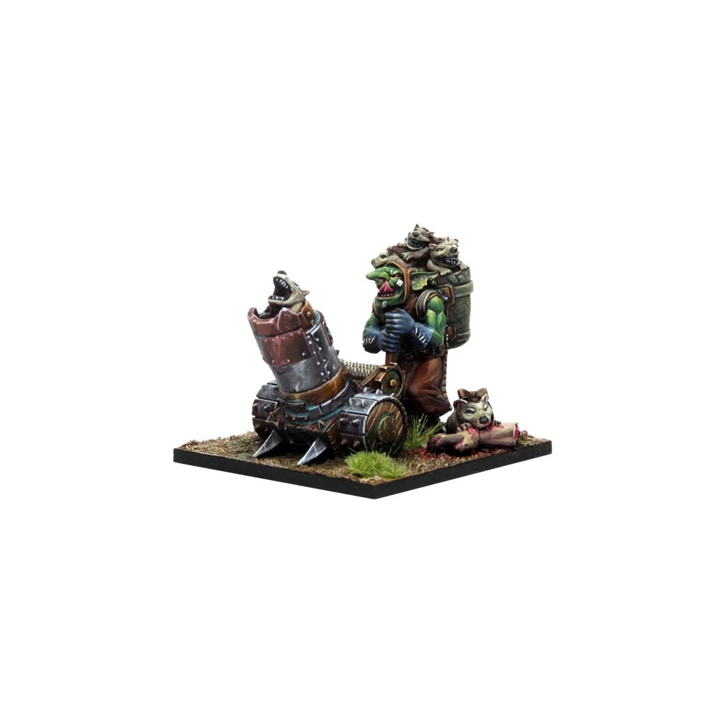 Kings of war - Renfort Gobelins : Lanceur de Mawpup