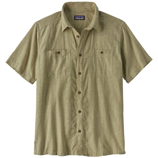 Chemise PATAGONIA M'S BACK STEP SHIRT SWELL DOBBY: BUCKHORN GREEN