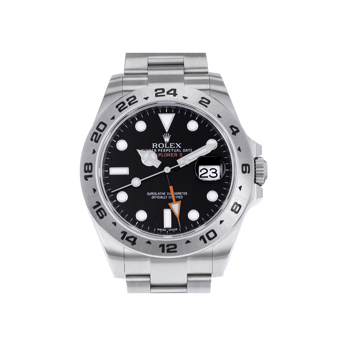 Montre d'occasion Rolex Explorer homme automatique acier