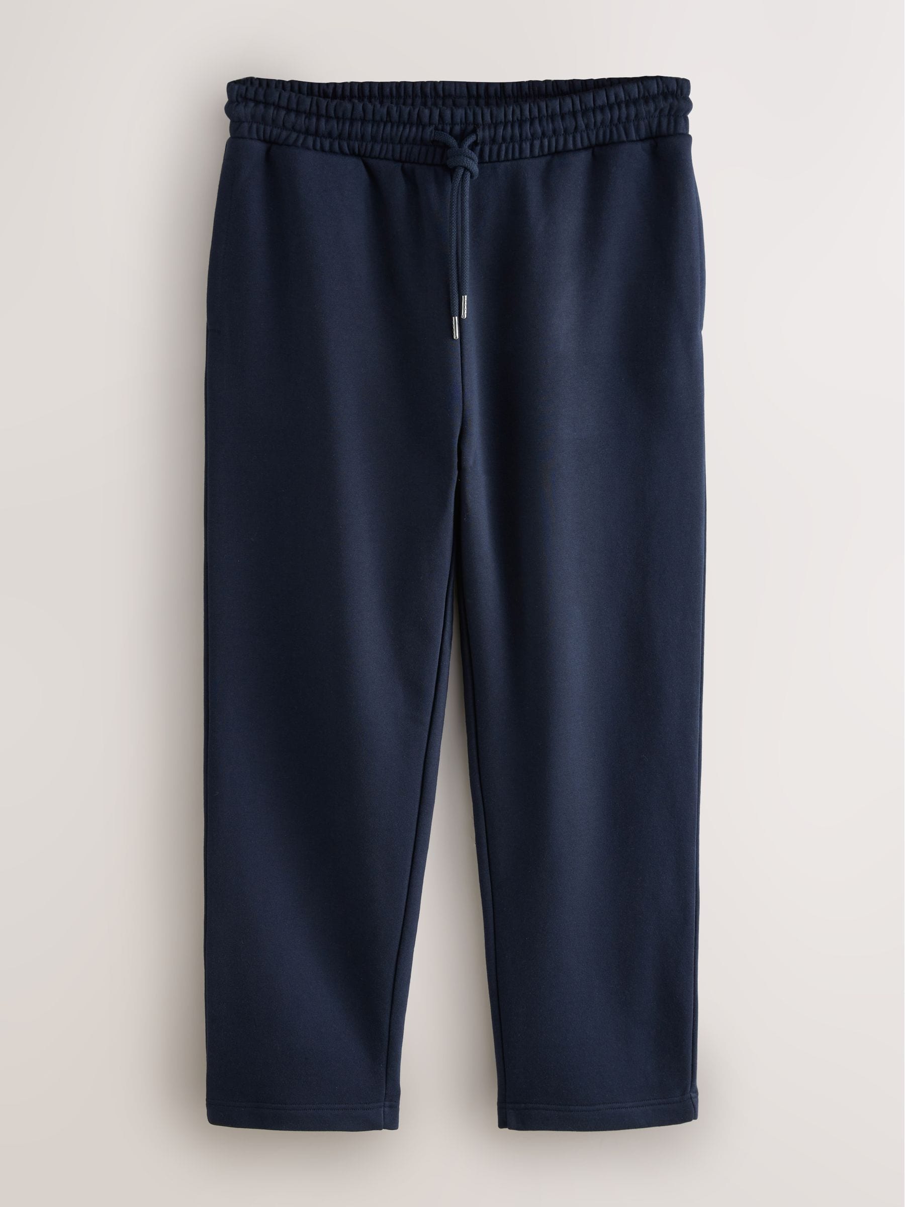 Grijs gemêleerd/marineblauw - Straight Fit Cotton Rich Jersey Joggers 2 Pack